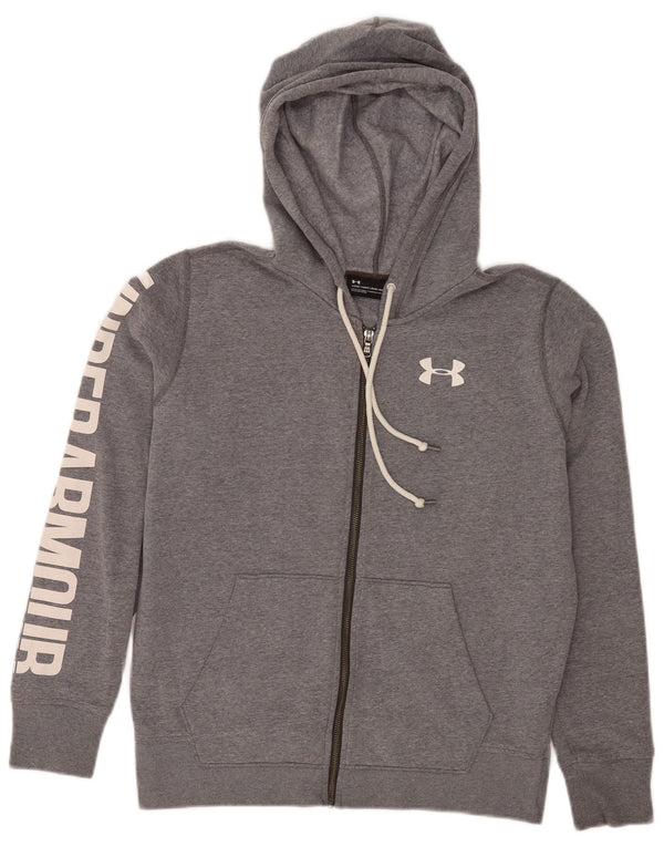 Damski sweter z kapturem i zamkiem Under Armour UK 8 Small Grey Sports