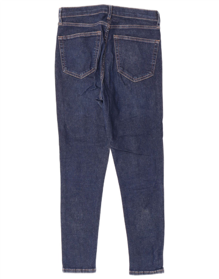 Damskie jeansy firmy Topshop Jamie Skinny W28 L25 Granatowy poliester