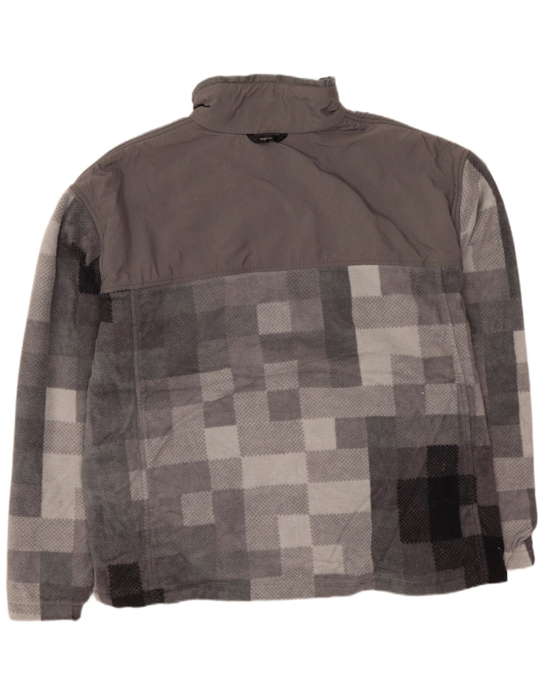 Męska kurtka polarowa COLUMBIA Interchange UK 44 2XL Szara, geometryczna, poliester