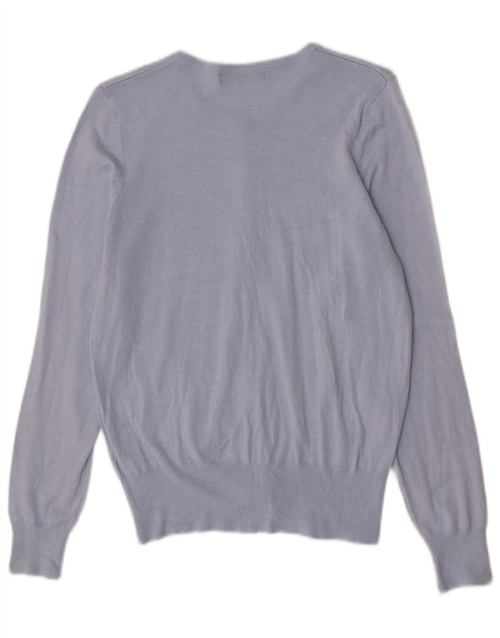 Sweter damski Marks & Spencer UK 14, średni niebieski, wiskoza