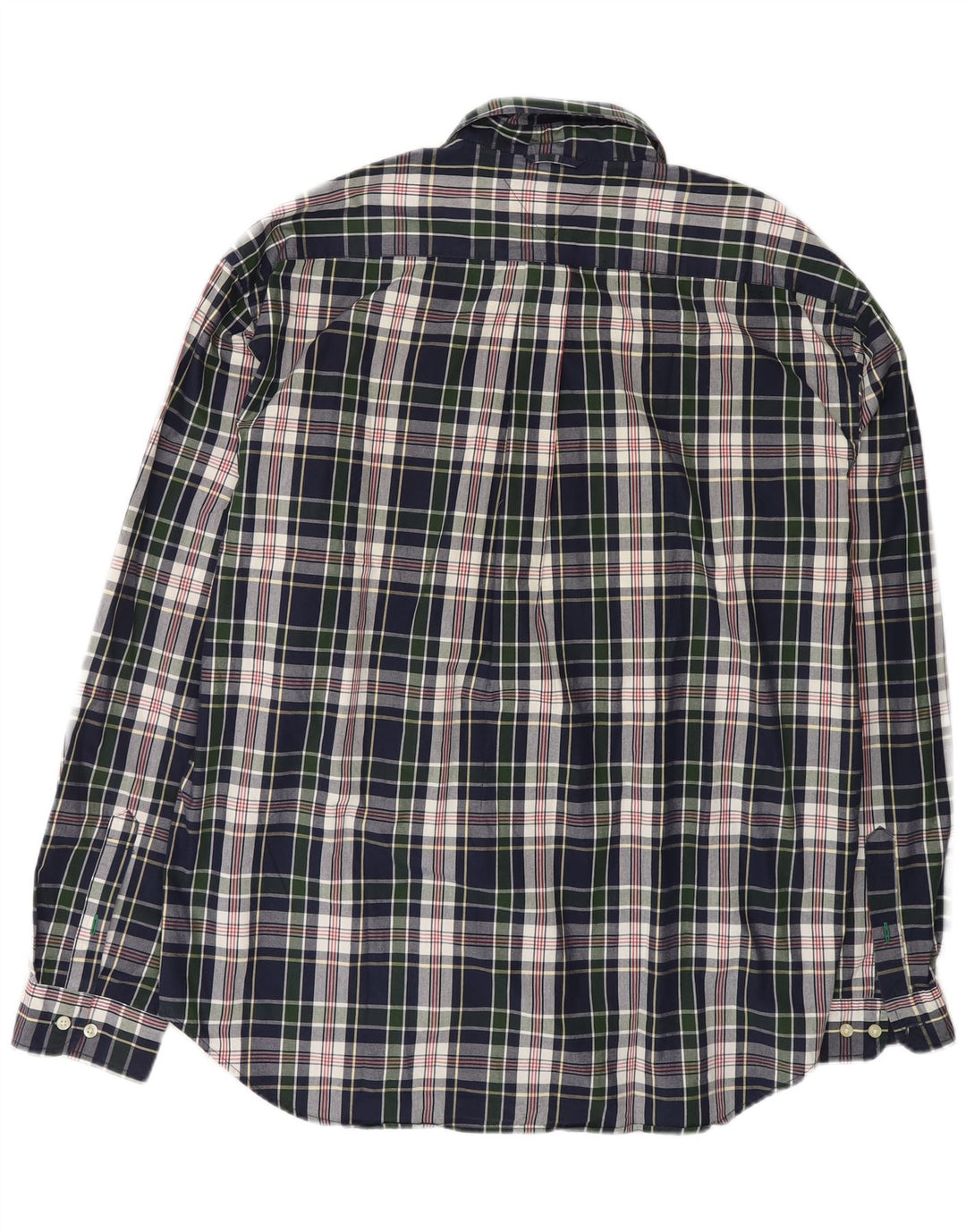 Koszula męska TOMMY HILFIGER 2XL, bawełniana, granatowa w kratkę