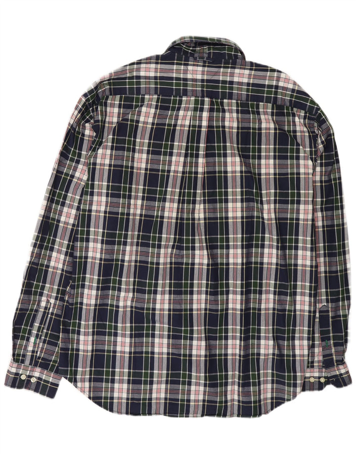 Koszula męska TOMMY HILFIGER 2XL, bawełniana, granatowa w kratkę