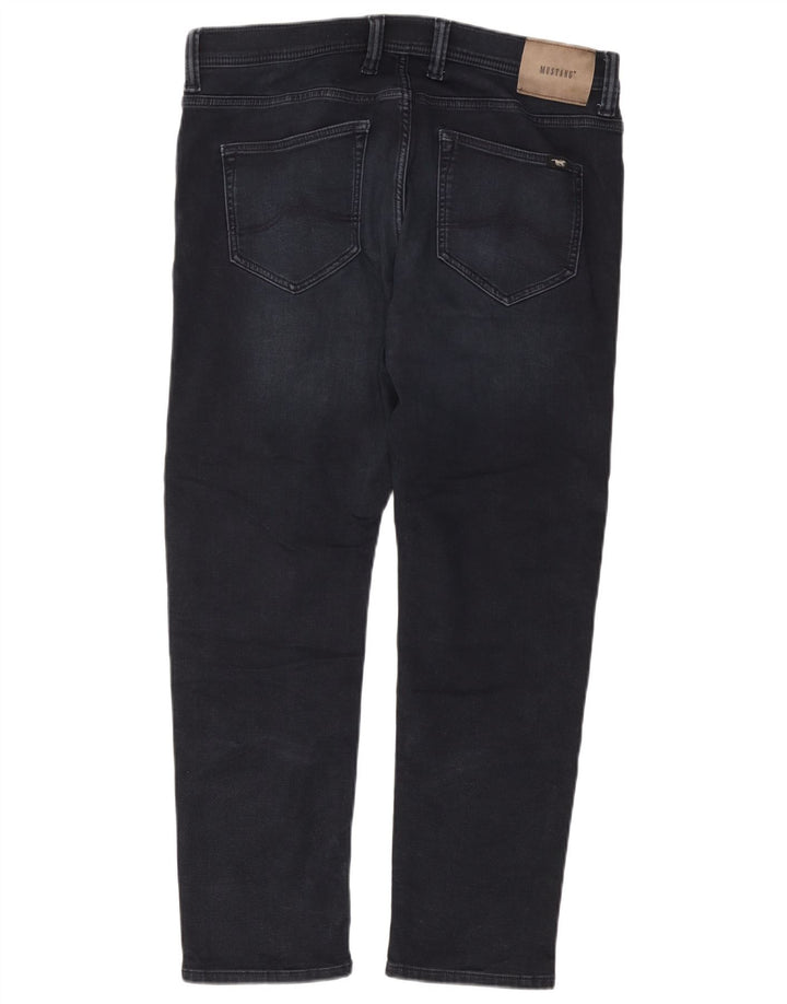 MUSTANG Męskie dżinsy Oregon Slim W35 L30 Granatowe, bawełniane