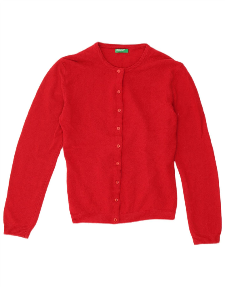 Sweter damski Benetton UK 12, średni czerwony