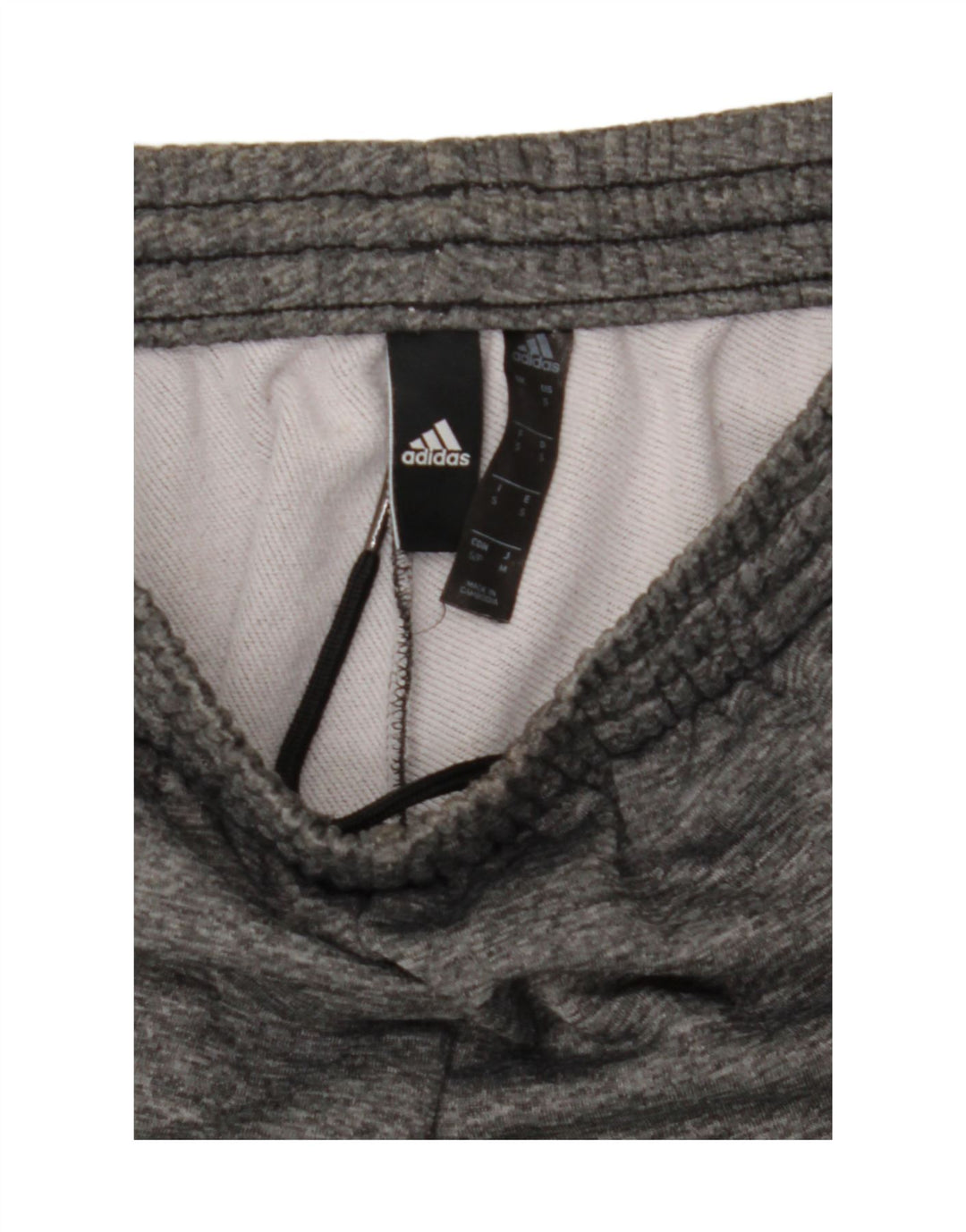Męskie spodnie dresowe Adidas, małe, szare, z blokami kolorów, z poliestru