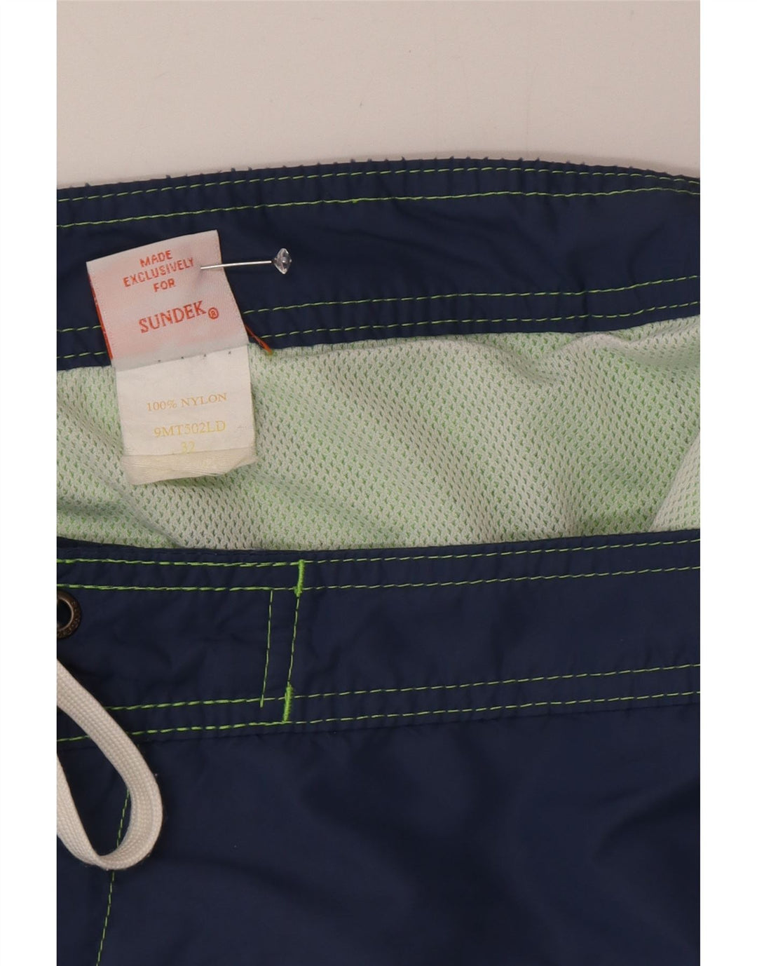 Męskie spodenki kąpielowe Sundek, średni granatowy nylon