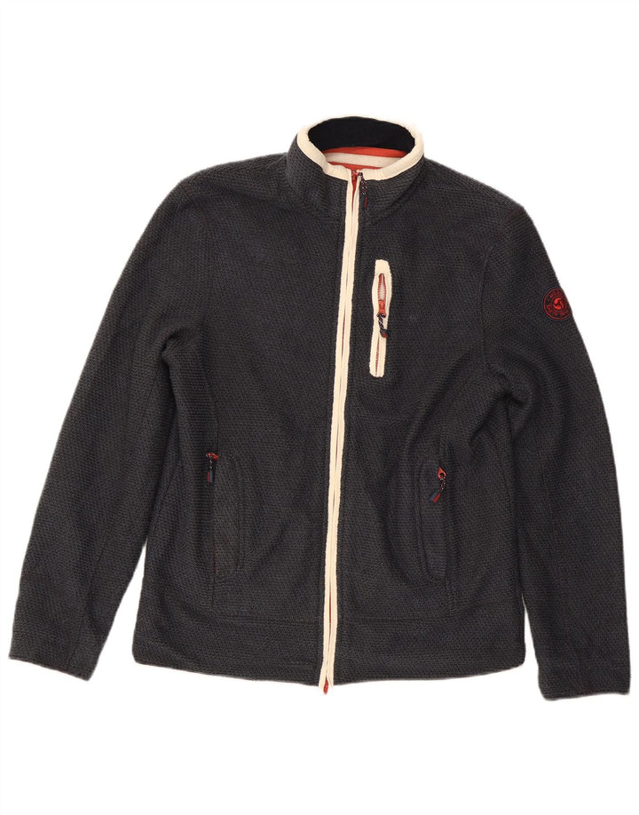 Męska kurtka dresowa Weird Fish, mała, granatowa, akrylowa