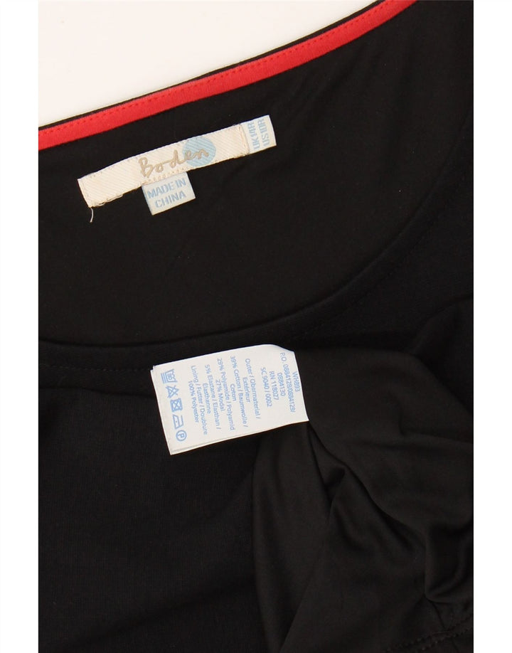 BODEN damska sukienka o linii A UK 14, duża, wielokolorowa bawełna z blokami kolorów