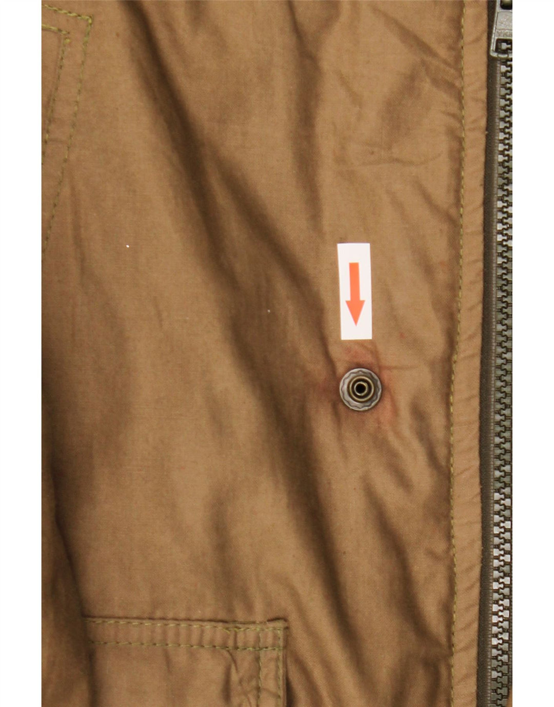 Męska wyściełana kurtka z kapturem w stylu vintage IT 52 XL Khaki