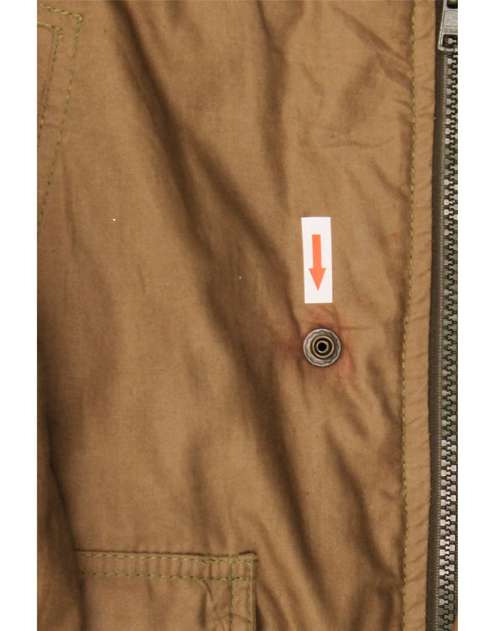 Męska wyściełana kurtka z kapturem w stylu vintage IT 52 XL Khaki