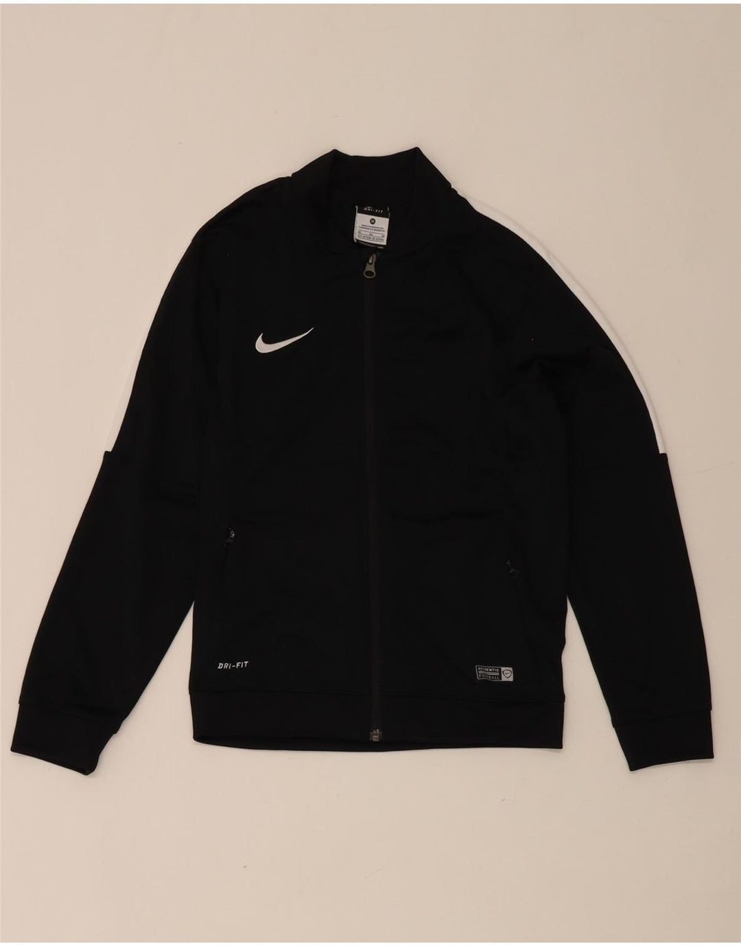 Chłopięca kurtka dresowa Nike Dri Fit 10-11 lat, średnia czarna, z blokami kolorów