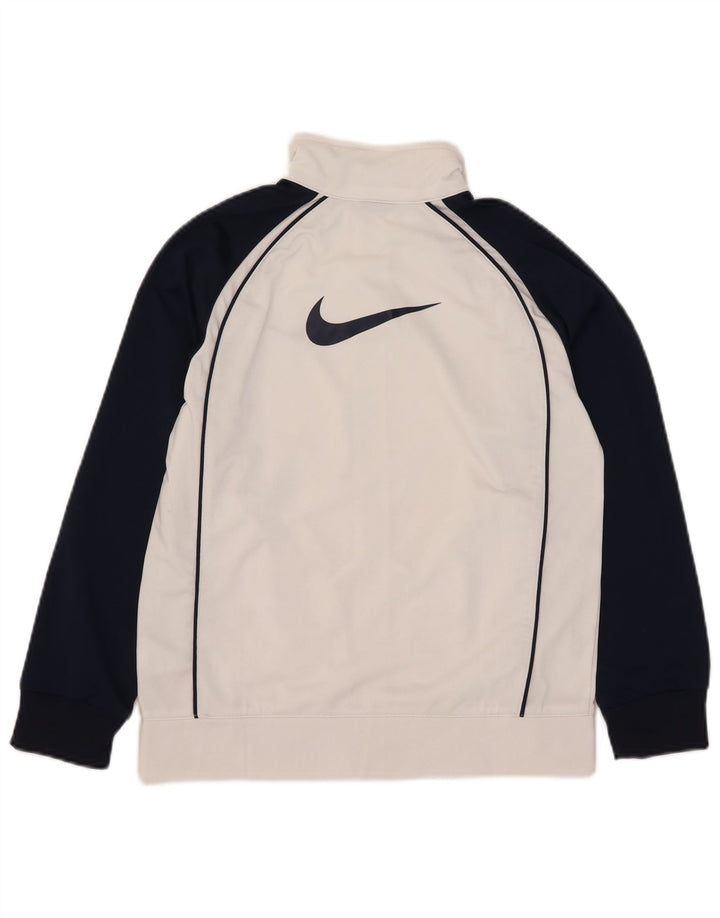 Kurtka dresowa dziewczęca Nike w wieku 10-11 lat, w średnim kolorze białym