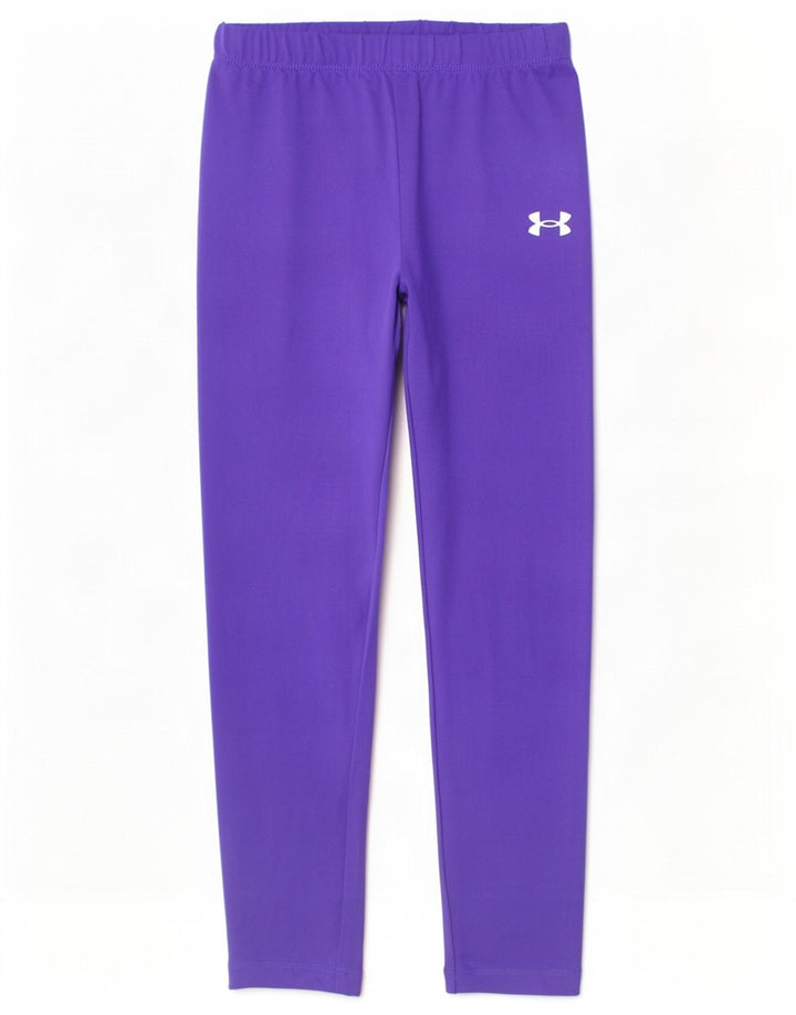Legginsy Under Armour Dziewczęce 6-7 lat Fioletowe