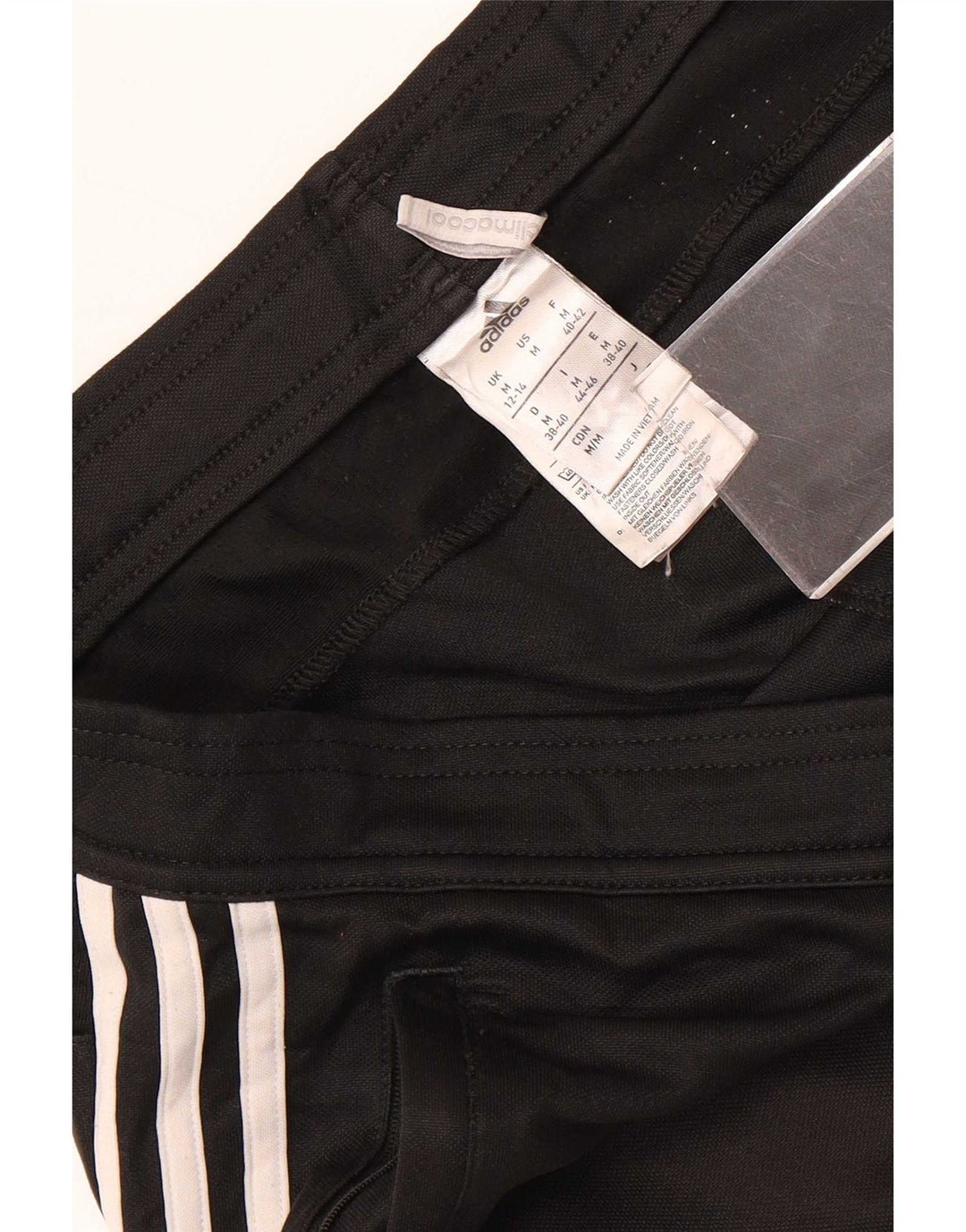 Damskie spodnie dresowe Adidas Climacool UK 12/14 Średni czarny poliester
