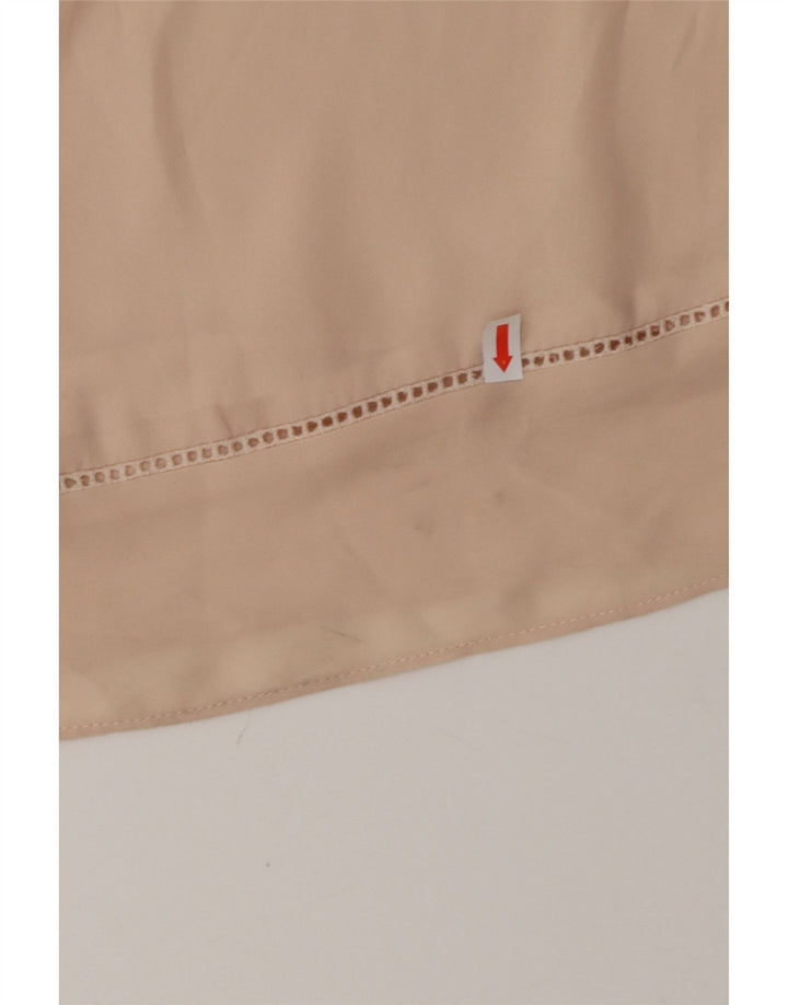 Damska bluzka oversize typu oversize bez rękawów ZARA UK 6 XS, beżowa