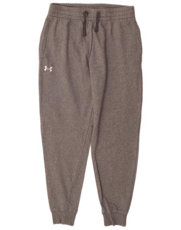 Damskie spodnie dresowe UNDER ARMOUR Joggers UK 14, duże, szare, bawełniane