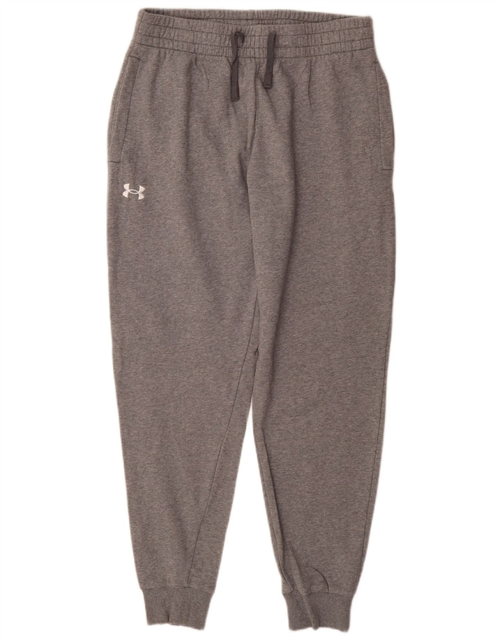 Damskie spodnie dresowe UNDER ARMOUR Joggers UK 14, duże, szare, bawełniane