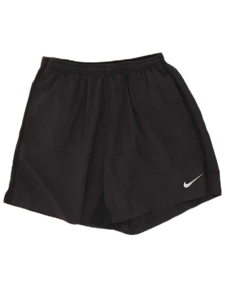 Męskie spodenki sportowe Nike Dri Fit, średni czarny poliester