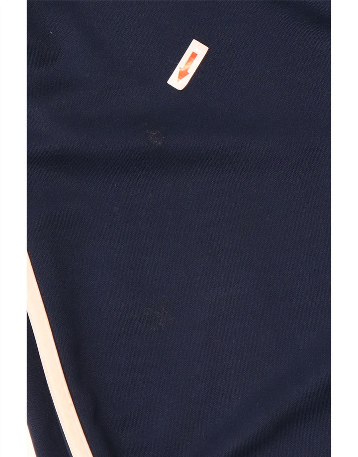 Męskie spodnie dresowe Adidas Climalite 2XL granatowe, poliestrowe