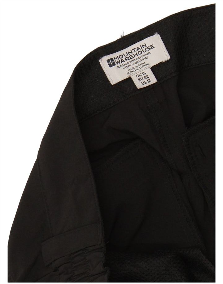 MOUNTAIN WAREHOUSE Damskie spodenki Chino UK 16, duże W34, czarne