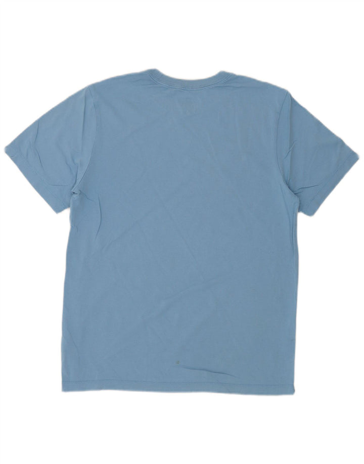 Męski T-shirt z grafiką Nike, średni niebieski, bawełniany