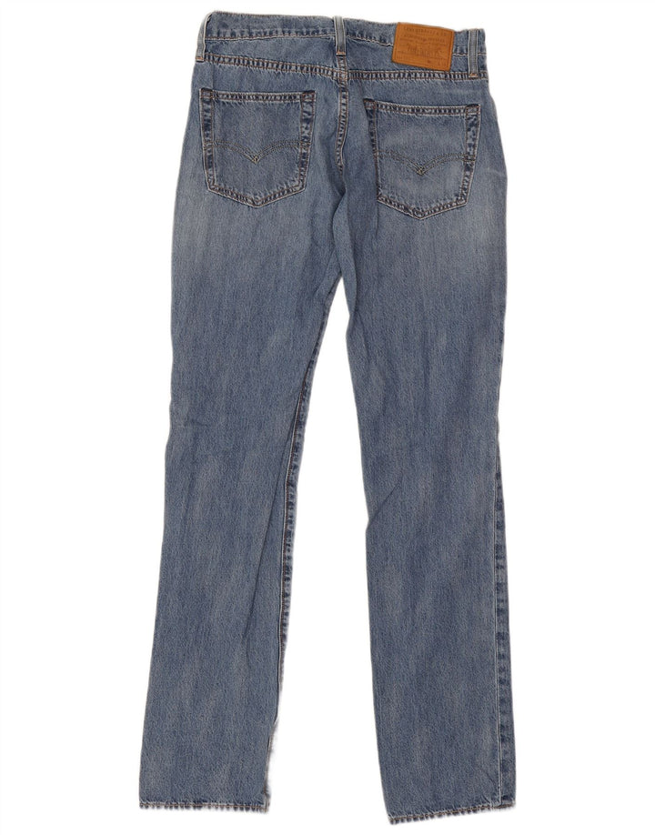 Damskie jeansy Levi's 511 Slim W31 L34 Niebieskie bawełniane