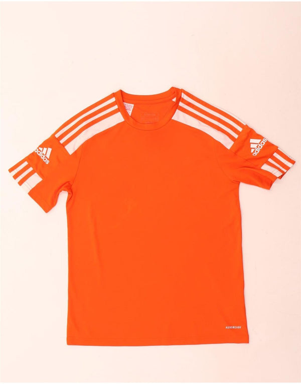 Chłopięca koszulka Adidas Aeroready Graphic Top 13-14 lat Pomarańczowy poliester