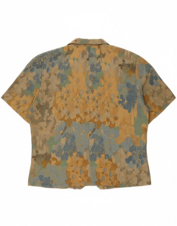 VINTAGE Womens Abstract Pattern Shirt Blouse UK 18 XL Multicoloured Vintage Vintage and Second-Hand Vintage from Messina Hembry 