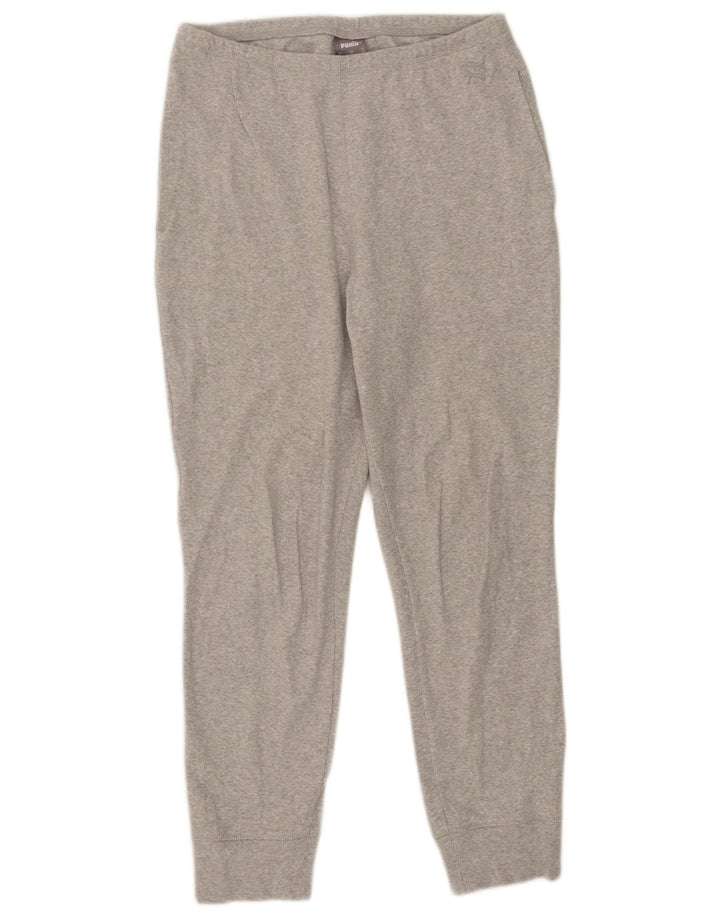 Damskie spodnie dresowe Puma Joggers UK 14 Średnioszare nakrapiane
