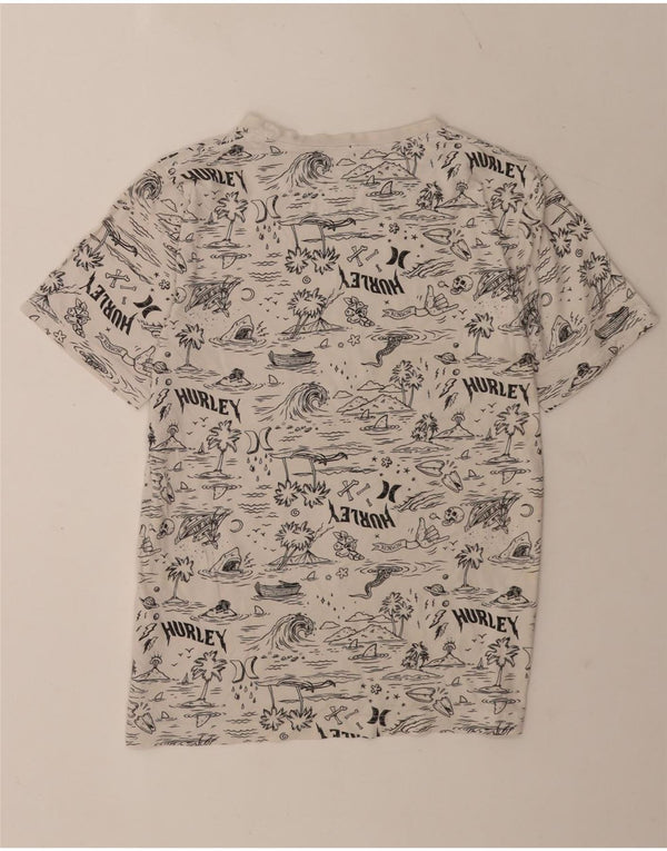 Chłopięcy T-shirt z grafiką Hurley 13-14 lat XL, biały