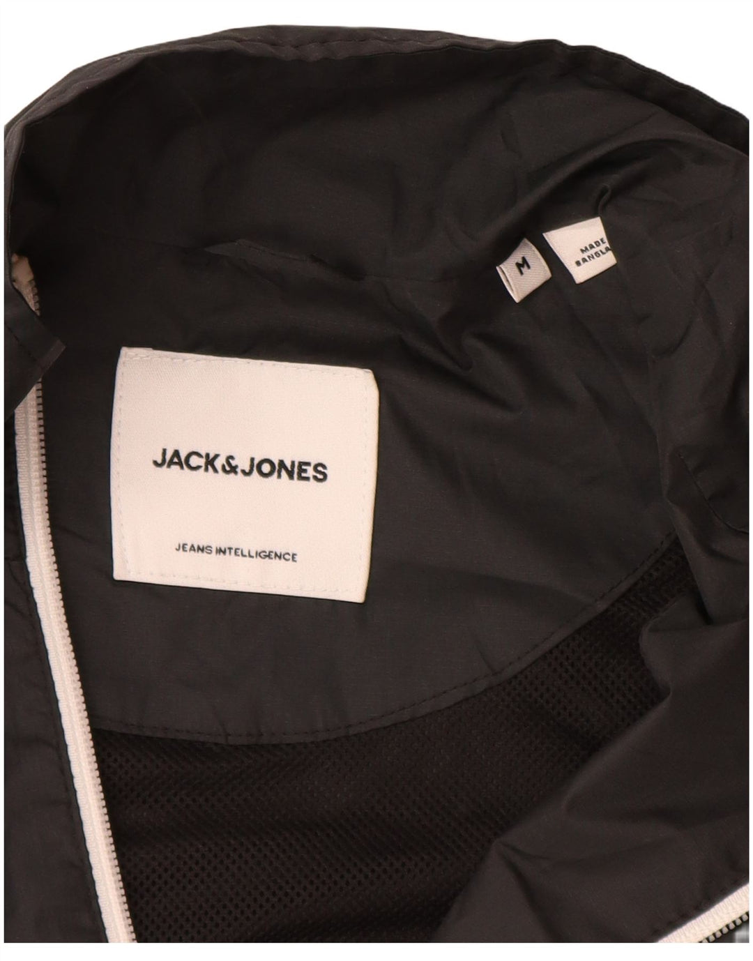 Męska kurtka dresowa Jack & Jones, średni czarny poliester