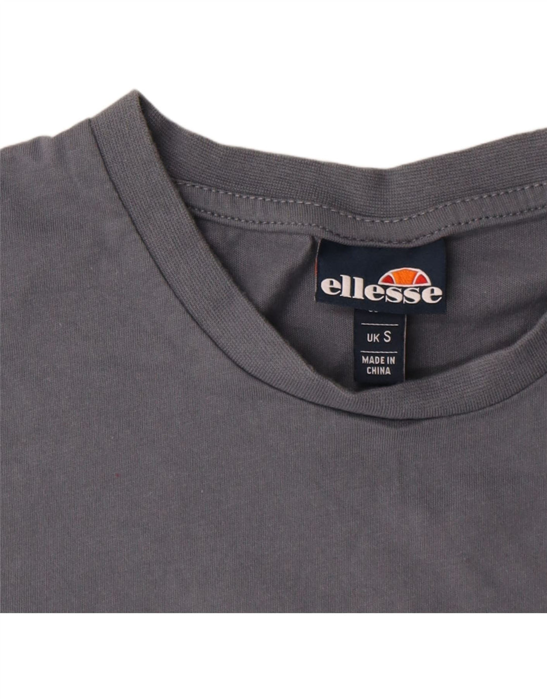 Męski T-shirt z grafiką Ellesse, mały, szary, bawełniany