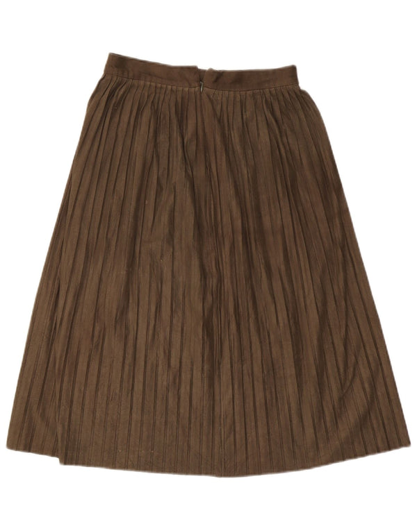 Spódnica damska Zara w kształcie litery A, mała, W26, khaki, poliester