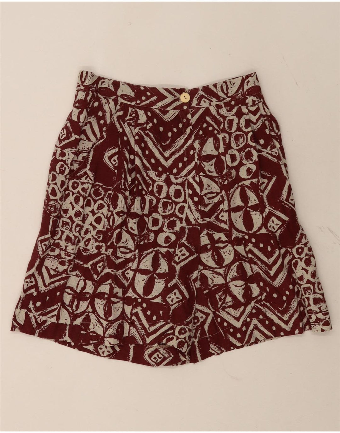 Damskie spodenki Chino Marcello Cioni IT 44 Medium W26 Brązowe Geometryczne