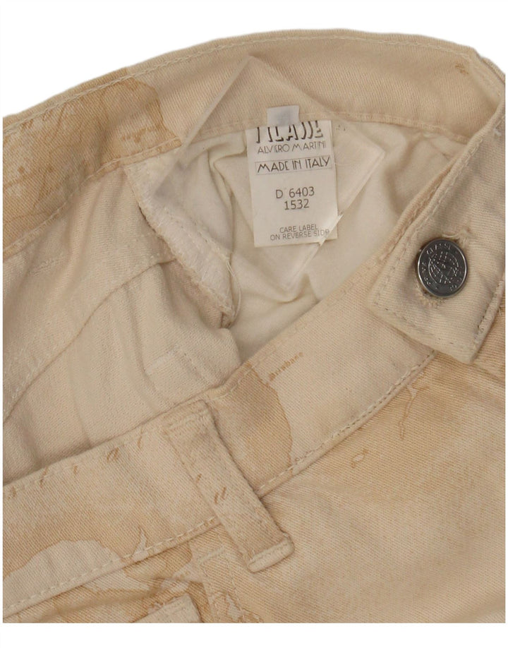 Damskie spodnie typu casual ALVIERO MARTINI W28 L30 w kolorze abstrakcyjnym