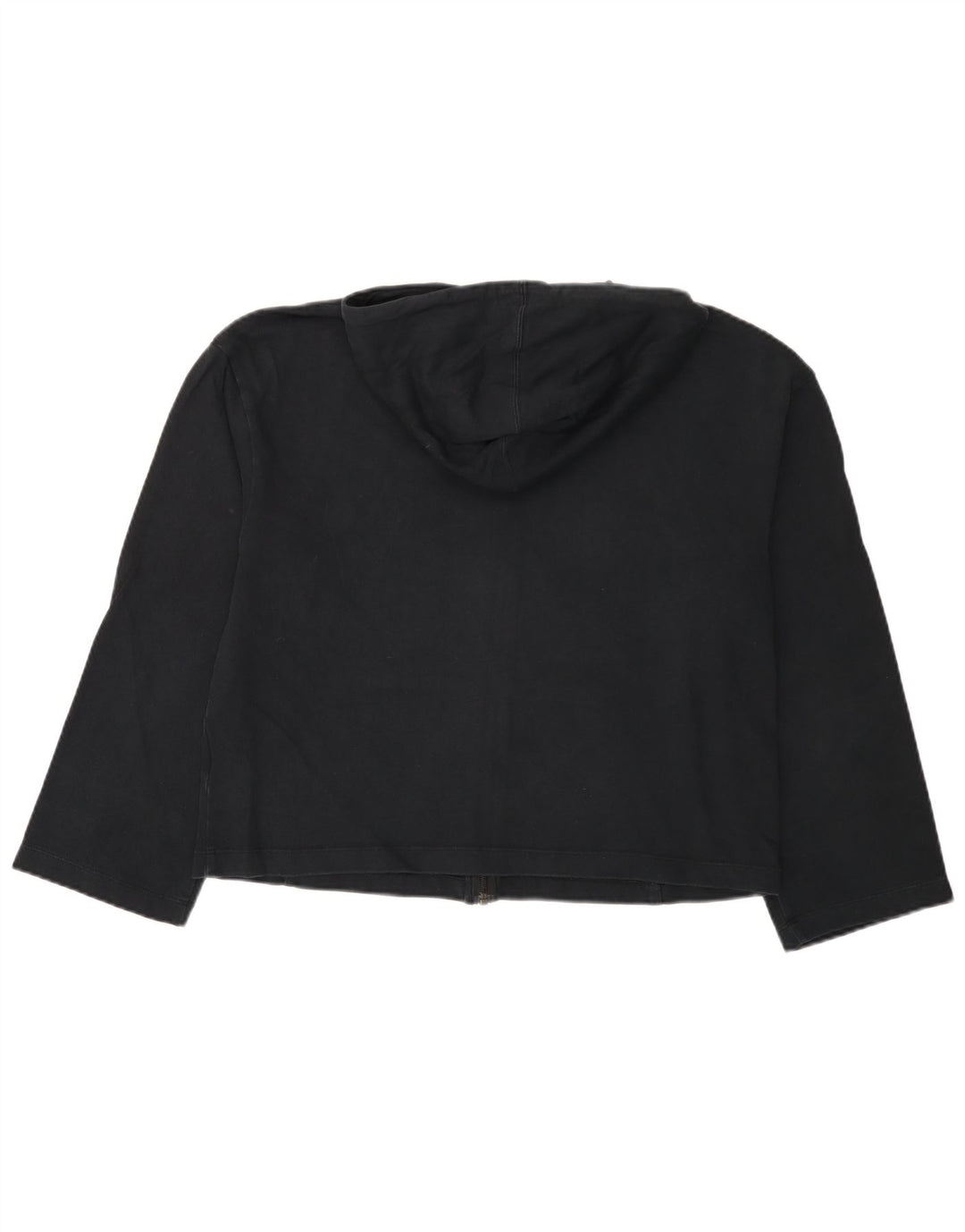 Damski sweter z kapturem i zamkiem NIKE UK 12, średni czarny, bawełniany