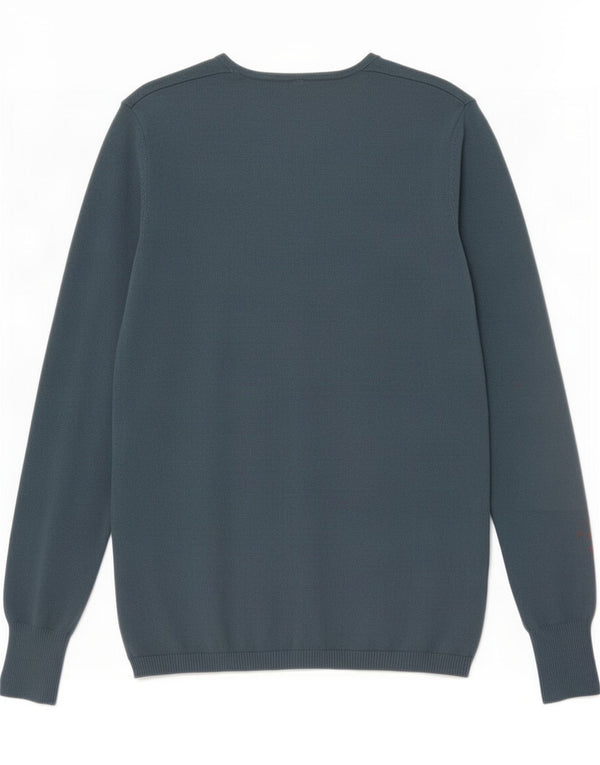 Sweter damski Benetton UK 14, duży, niebieski, bawełniany