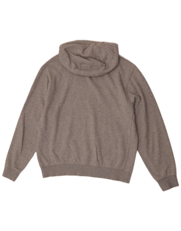 Męski sweter z kapturem Nike, średnioszary, bawełniany