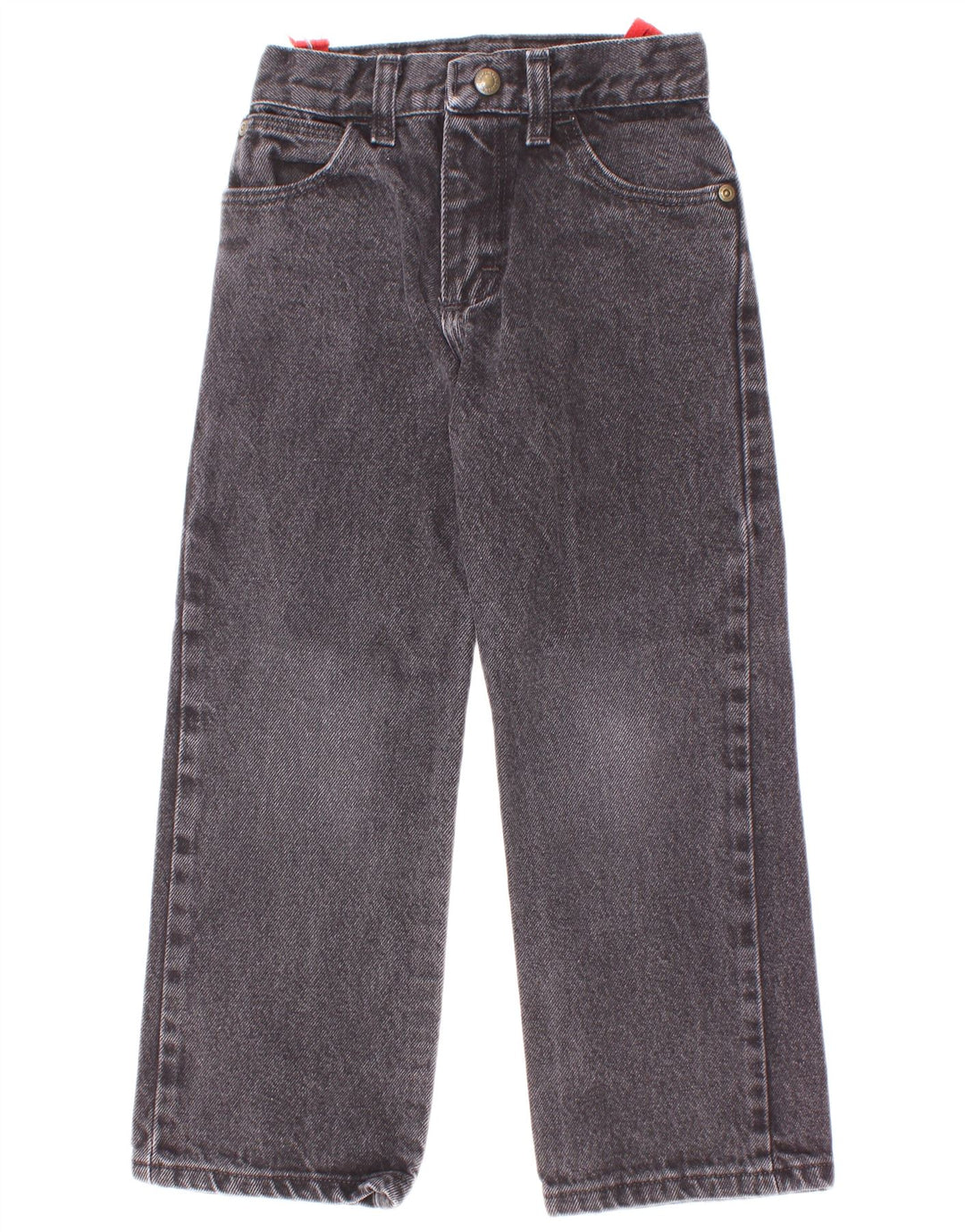 Wrangler Chłopięce jeansy slim 7-8 lat W22 L20 Szara bawełna
