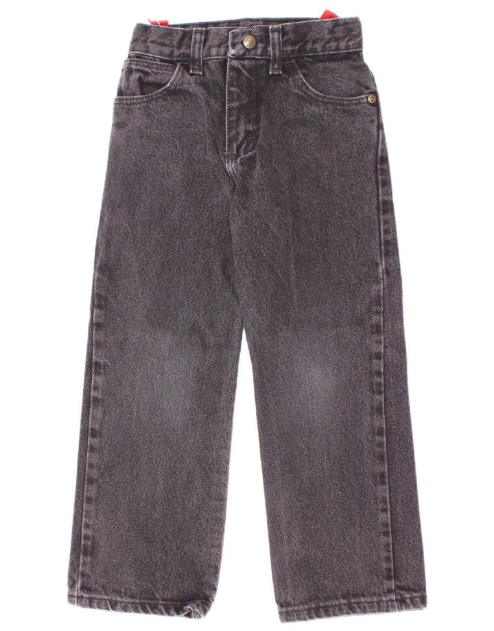 Wrangler Chłopięce jeansy slim 7-8 lat W22 L20 Szara bawełna