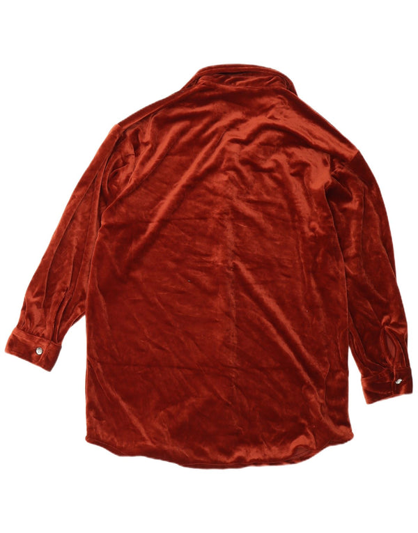 Damska sukienka oversize w stylu vintage, UK 10, mały, brązowy poliester