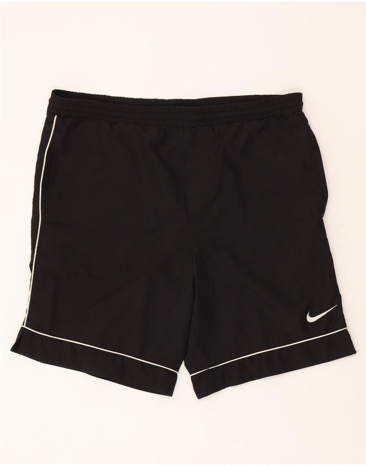 Męskie spodenki sportowe Nike, małe, czarne, poliestrowe