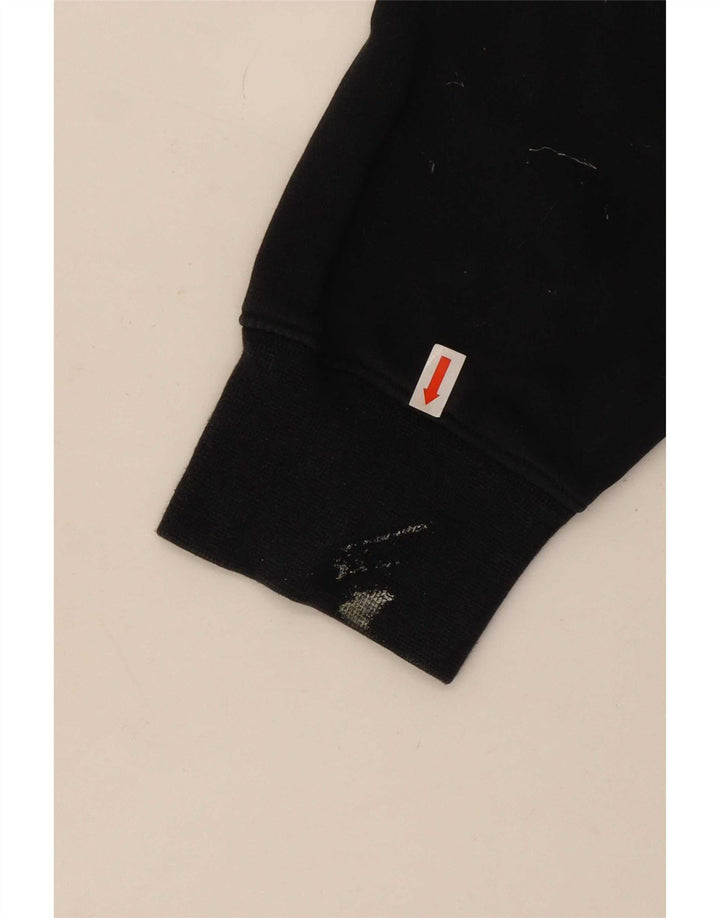 Męski sweter z kapturem Nike, duży, czarny, bawełniany