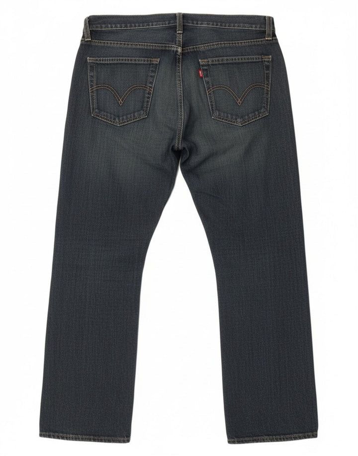 Męskie jeansy Levi's 514 Slim Straight W36 L30 Niebieska bawełna