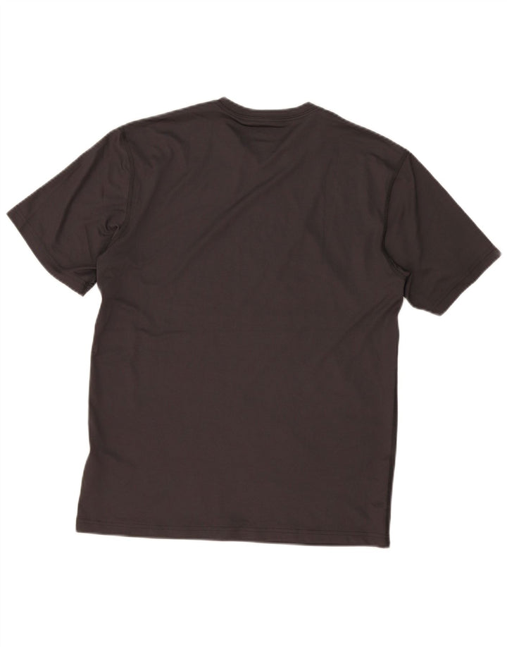 Męski T-shirt z grafiką The North Face, mały, czarny, poliestrowy