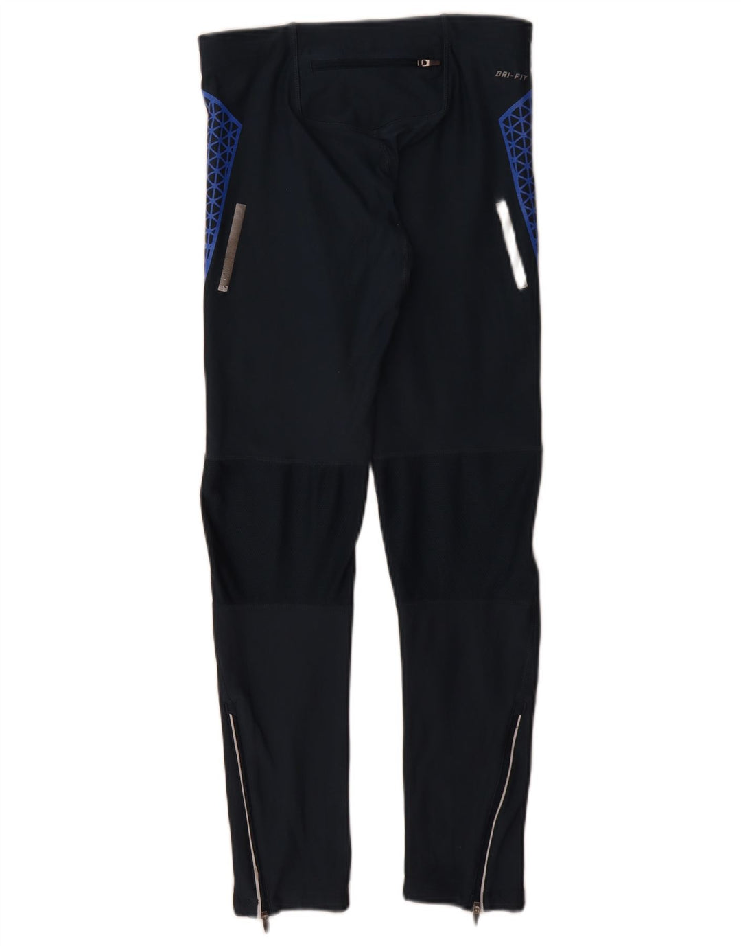 Damskie legginsy Nike Dri Fit UK 8, małe, granatowe, geometryczne, z poliestru