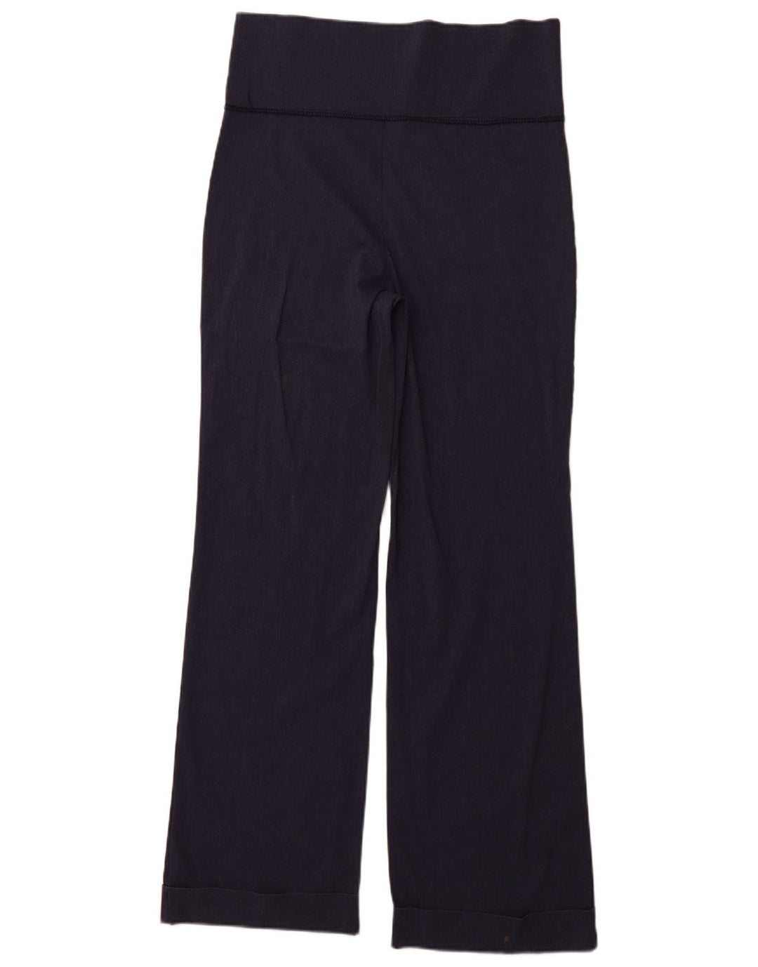 VINTAGE Womens Bootcut Casual Trousers W27 L31 Navy Blue