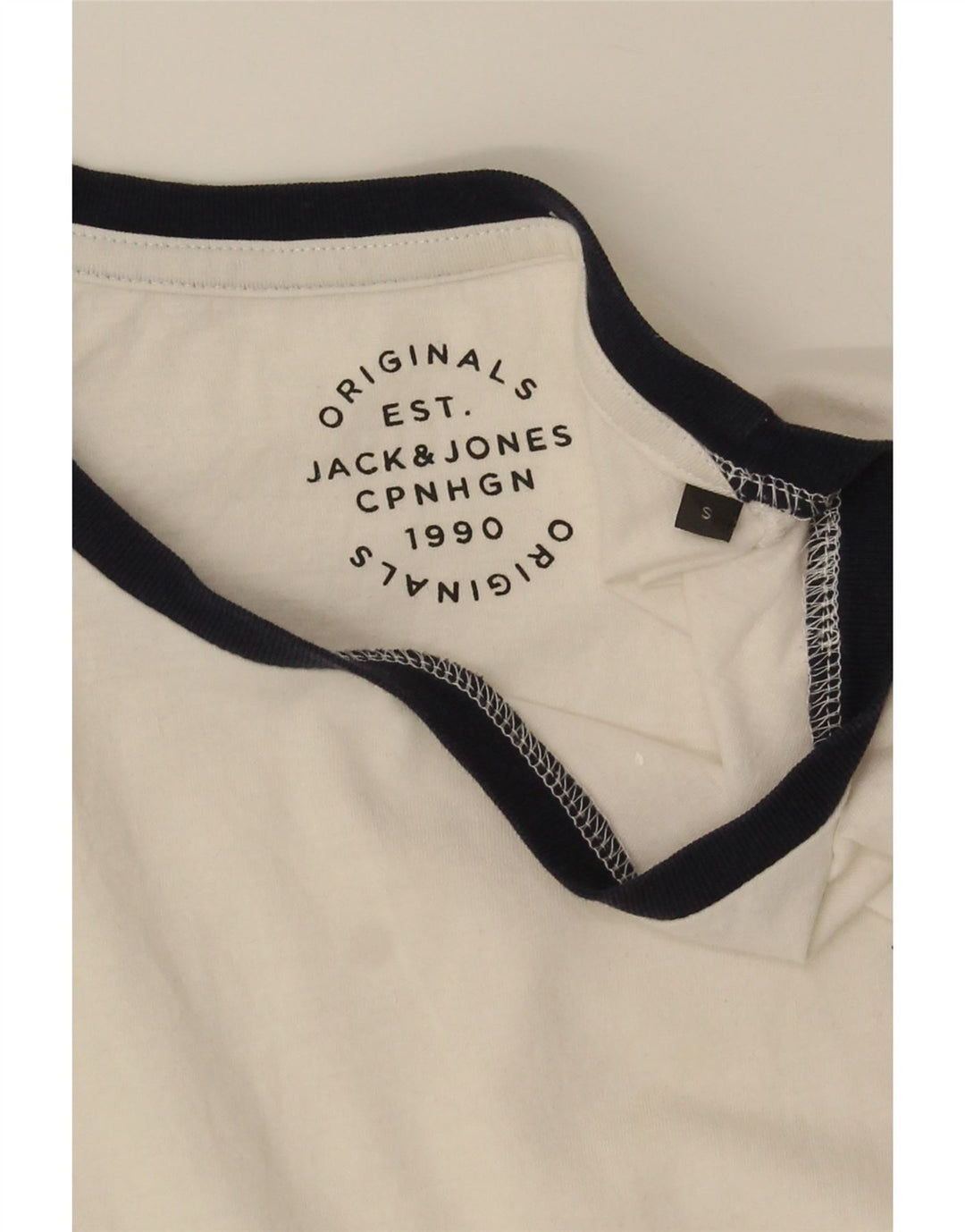 T-shirt męski Jack & Jones, mały, biały