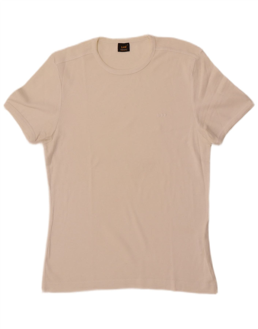 T-shirt damski Lee Top UK 14, duży, biały, bawełniany