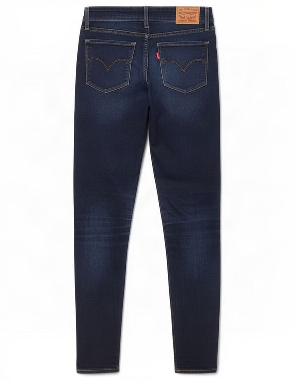 Damskie jeansy Levi's 711 Skinny W26 L30 Granatowa bawełna